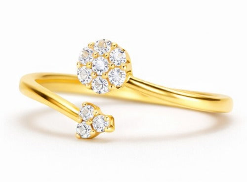 Blooms gold ring