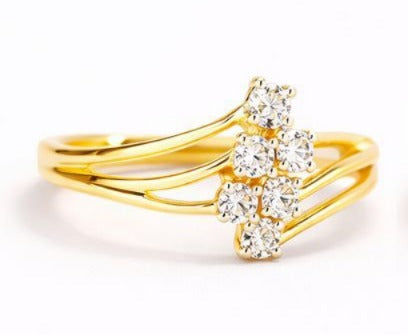 Embrace Ring Four Stones